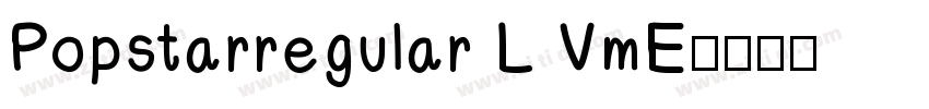 Popstarregular L VmE字体转换